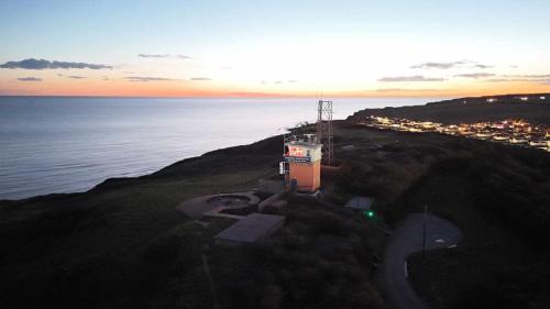 Sunset with NCI Newhaven Lookout